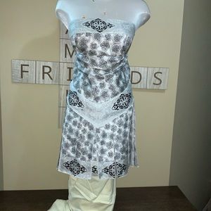 2 piece skirt and strapless top